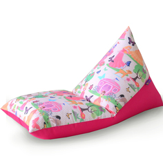 Мешок для сидения "детская пирамида", размер L, Принцесса My Puff