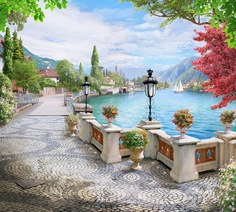 Фотообои Divino Decor "Набережная 2 300х270"