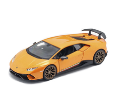 Bburago Коллекционная машинка 1:24 "Lamborghini Huracan", оранжевый, 18-21092