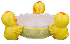 Конфетница Lefard, Primavera, 20,5x20,5x9,5 см, желтый