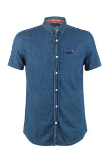 Рубашка мужская Superdry M40101KT синяя XXL INT