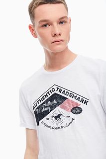 Футболка мужская Mustang 1009914-2045 белая XL INT