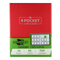 Альбом Blackfire 9 Pocket Card Album Red