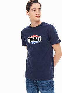 Футболка мужская Tommy Jeans DM0DM08672 C87 синяя S INT