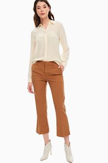 Брюки женские ICHI 111214 коричневые 42 EU