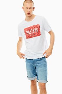 Футболка мужская Mustang 1009517-2045 белая XL INT