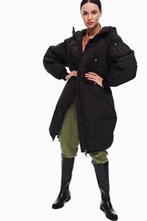 Пуховик женский ICHI 107736 черный XS INT