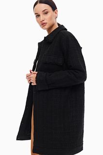 Пальто женское ICHI 112372 черное L INT