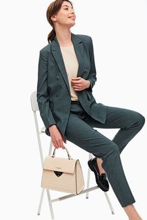 Брюки женские ICHI 112924 бирюзовые 40 EU