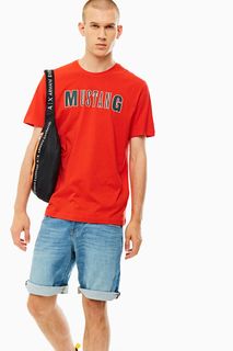 Футболка мужская Mustang 1009516-7130 красная XXL INT