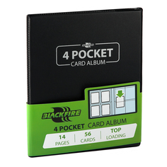 Альбом Blackfire 4 Pocket Card Album Black
