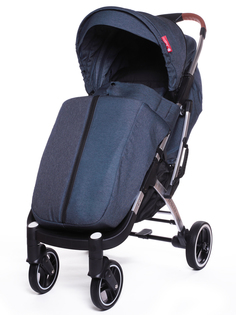 Коляска прогулочная Jetem Yoya Grande Blue Denim/silver frame
