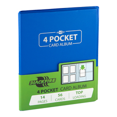 Альбом Blackfire 4 Pocket Card Album Blue