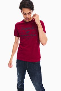Футболка мужская Mustang 1009936-7145 красная S INT