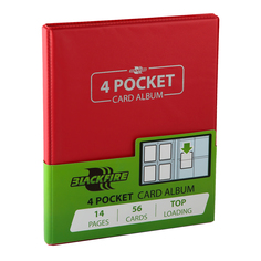 Альбом Blackfire 4 Pocket Card Album Red