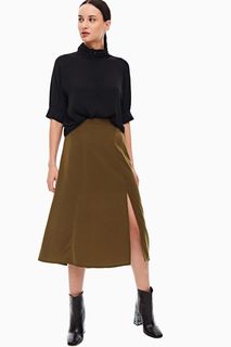 Юбка женская ICHI 113163 хаки 38 EU