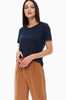 Футболка женская ICHI 109944 синяя M INT