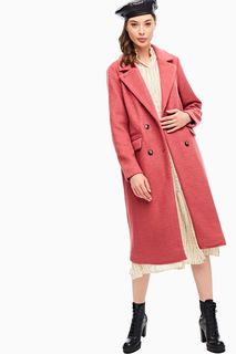 Пальто-пиджак женское ICHI 112453 розовое 36 EU