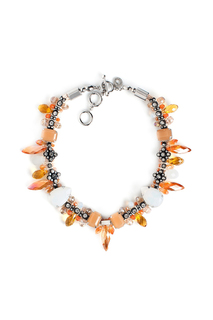 Колье женское Selena 10106941 бежевое