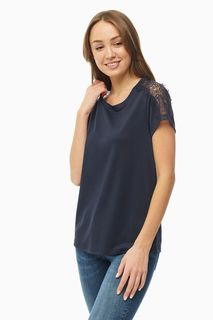 Футболка женская Mustang 1008386-4136 синяя XS INT