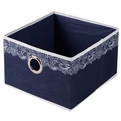 Короб для хранения "Кружево", Д280 Ш280 В180, индиговый, UC-97 Handy Home