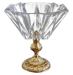 Фруктовница 21 см н/н бронза "Метрополитэн" Crystalite Bohemia