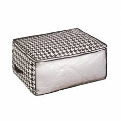 Кофр для хранения "Пепита", Д600 Ш450 В30, черно-белый, UC-47 Handy Home