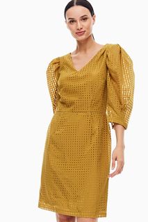 Платье женское ICHI 112569 желтое 34 EU