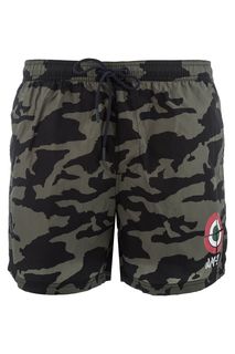 Купальные шорты мужские Aeronautica Militare BW190CT2645 90856 зеленые 52 IT
