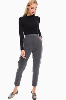 Брюки женские b.young 803141 серые 38 EU