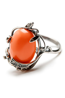 Кольцо женское Cesare Conte CC1522 оранжевое
