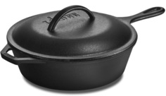 Lodge Сотейник, 30 см, с двумя ручками, с чугунной крышкой L10CF3