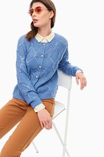 Кардиган женский ICHI 112468 синий S INT