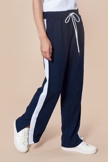 Брюки женские Vilatte D44.066 синие 44