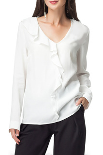 Блуза женская Vilatte D29.582 белая 46