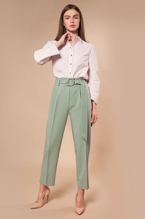Брюки женские Vilatte D24.389 зеленые 48