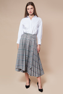 Юбка женская Vilatte D26.382 серая 44