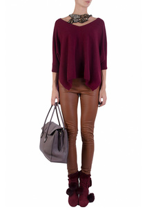 Леггинсы женские DROME 83653 коричневые XS