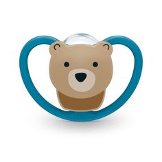 Пустышка NUK ортодонтическая SPACE силикон размер 2 - МЕДВЕДЬ
