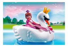 Замок кристалла: принцесса на лодке-лебеде Playmobil