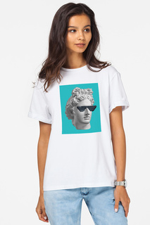 Футболка женская Vilatte D49.649 белая 44