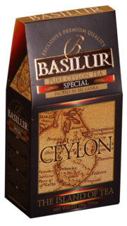 Чай Basilur "Остров" Спешиал черный листовой с типсами 100 г