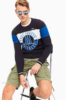 Джемпер мужской Aeronautica Militare MA1232L398 08184 синий XL INT