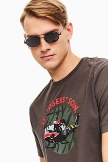 Футболка мужская Aeronautica Militare TS1709J372 57411 хаки XXL INT