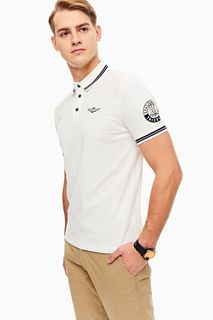 Футболка-поло мужская Aeronautica Militare PO1409P173 73062 белая L INT