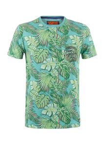 Футболка мужская Superdry M10990NT зеленая XXL INT