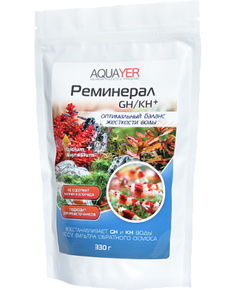 Биологическая добавка для аквариума AQUAYER Реминерализатор, 330 г