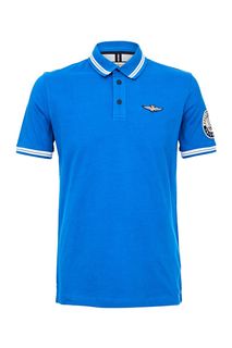Футболка-поло мужская Aeronautica Militare PO1409P173 21224 синяя XL INT
