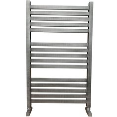 Полотенцесушитель Ника MODERN ЛМ-6 100/50 Matt Antique Silver с вентилями (комплект люкс) Nika