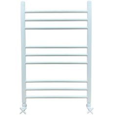 Полотенцесушитель Ника CLASSIC ЛП (Г2) 80/50 RAL9016 белый матовый с вентилями Nika